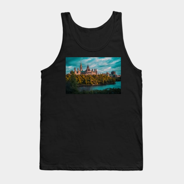 Parliament Hill Ottawa,Ontario Canada Tank Top by Robtography